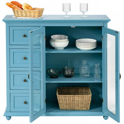 Spacious Kitchen Sideboard Buffet Storage Table - Westfield Retailers