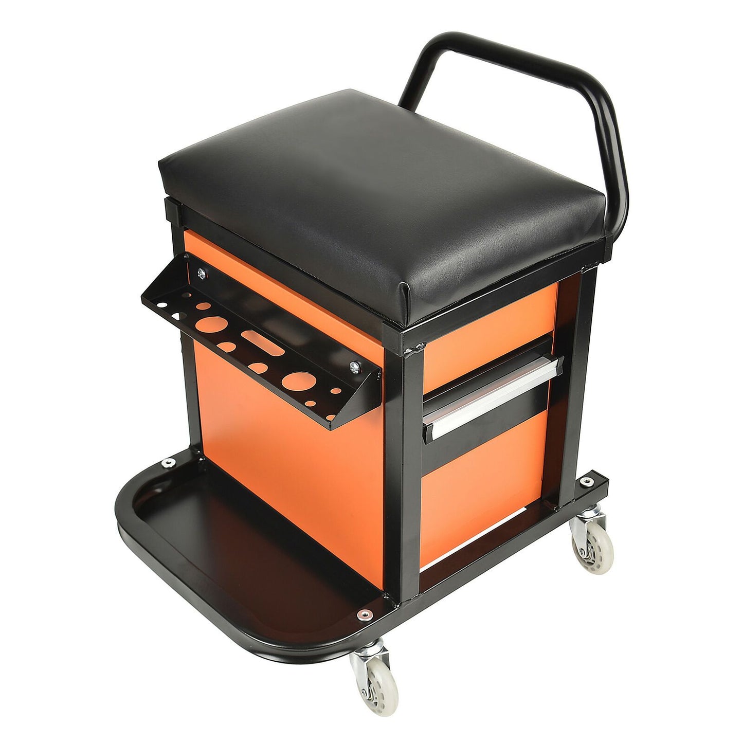Portable Automotive Mechanics Rolling Creeper Seat Stool - Westfield Retailers