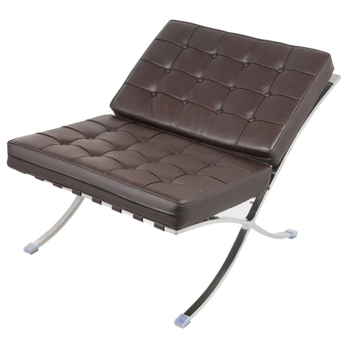 Luxurious Brown Leather Chaise Lounge Chair - Westfield Retailers