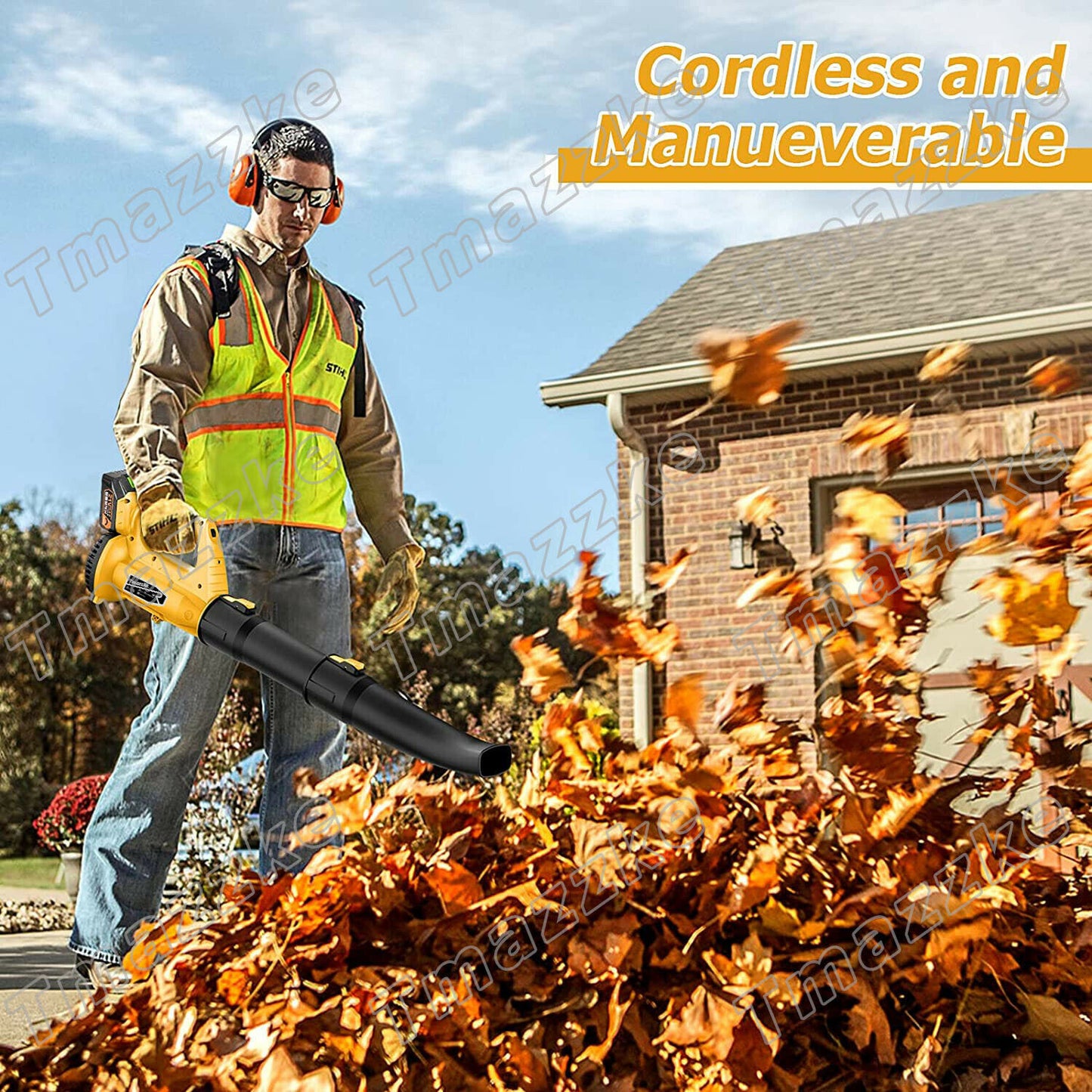 21V Electric Cordless Handheld Leaf Blower for Dust or Snow Debris Blower - 150 MPH Battery Powered - Westfield Retailers