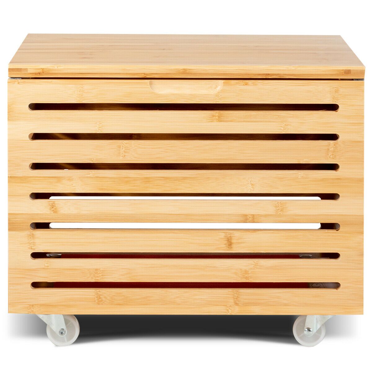 Portable Rolling Large Wooden Toy Storage Chest Box - Westfield Retailers