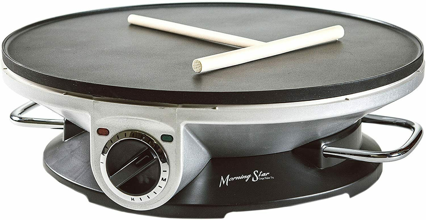 Portable Round Electric Crepe Maker Machine 13" - Westfield Retailers