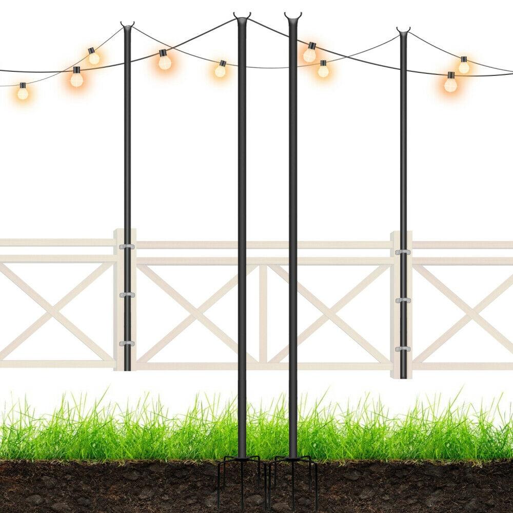 Outdoor Patio String Deck Light Pole Stand - Westfield Retailers