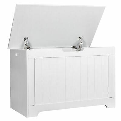 Large Wooden Storage Bedroom Trunk Chest White - Westfield Retailers
