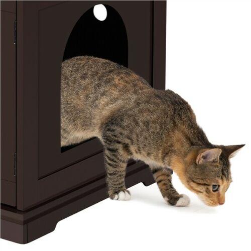Large Hidden Cat Litter Box Enclosure Cabinet - Westfield Retailers