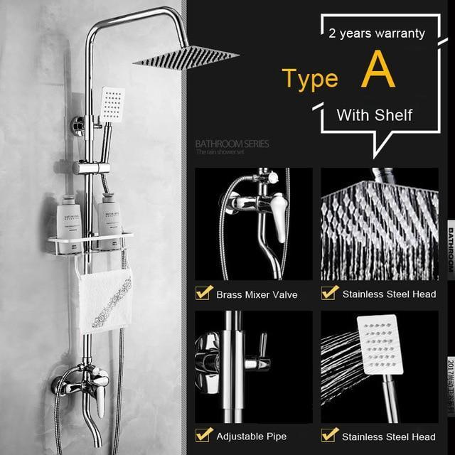 Shower Faucets with Storage Shelf - Westfield Retailers