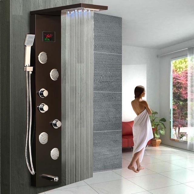 LED Shower Panel With Digital Display - Westfield Retailers