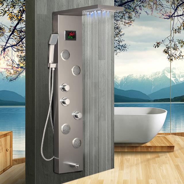 LED Shower Panel With Digital Display - Westfield Retailers