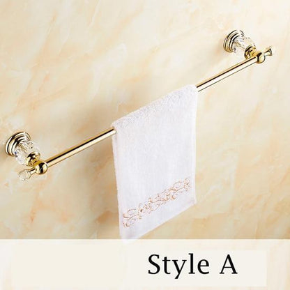 Crystal Towel Holder Bar Bathroom Accessories - Westfield Retailers