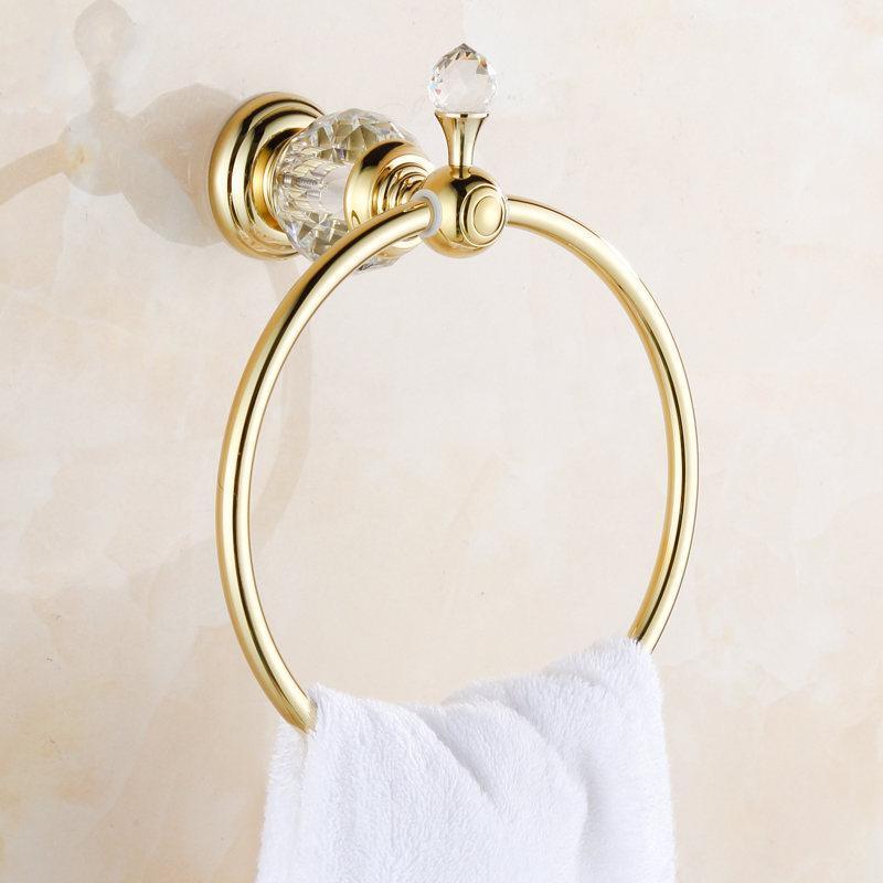 Luxury Crystal Towel Rings Bathroom Accessories - Westfield Retailers