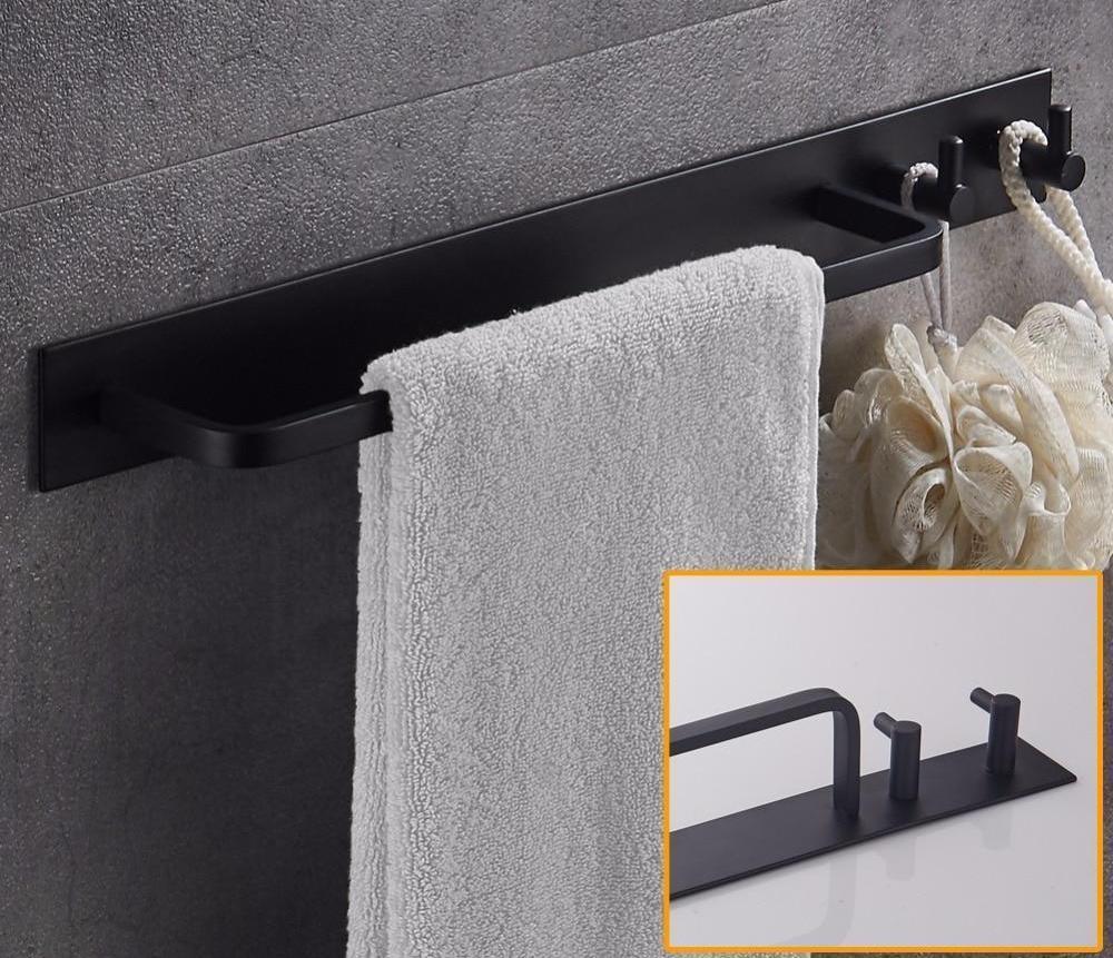 Wall Mounted  BathroomTowel Bar with Hooks - Westfield Retailers