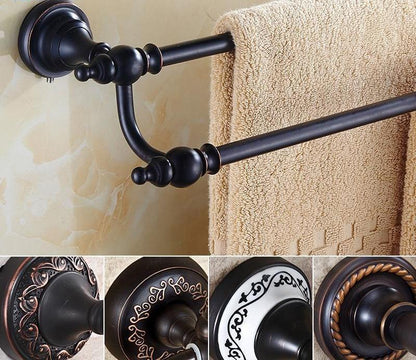 Wall Mounted Double Towel Bar Bathroom Accessories - Westfield Retailers