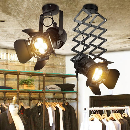 Retro Industrial Painted Tracking Ceiling LED Lamp Light - Westfield Retailers