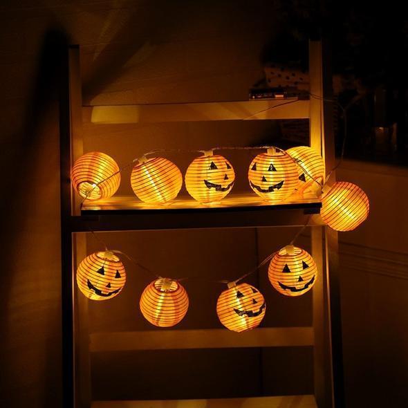 Pumpkin 10pcs LED String Lights Halloween Decoration Lights - Westfield Retailers